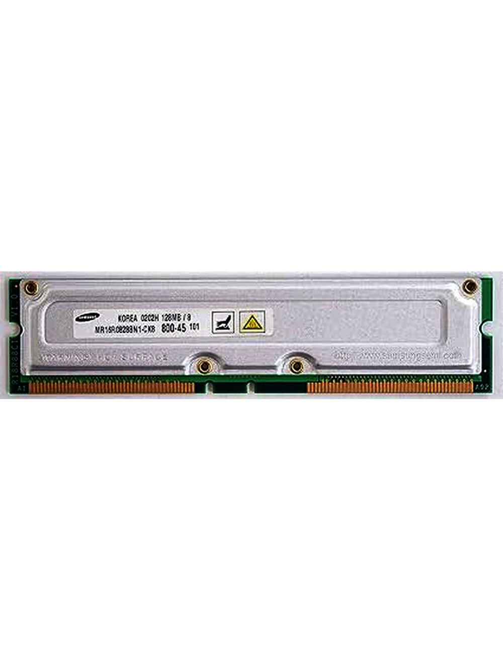 Samsung RAM Memory Module 128MB PC800 800MHz RDRAM RIMM MR16R082